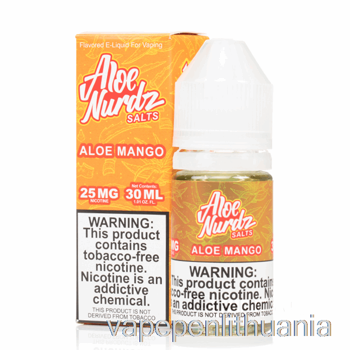 Alavijo Mango - Debesies Nurdz Druskos - 30ml 25mg Vape Skysčio